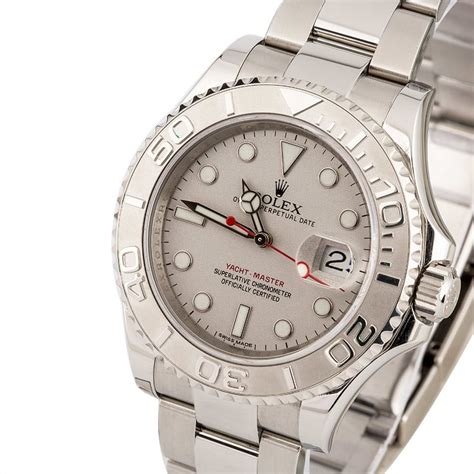 rolex yachtmaster silber